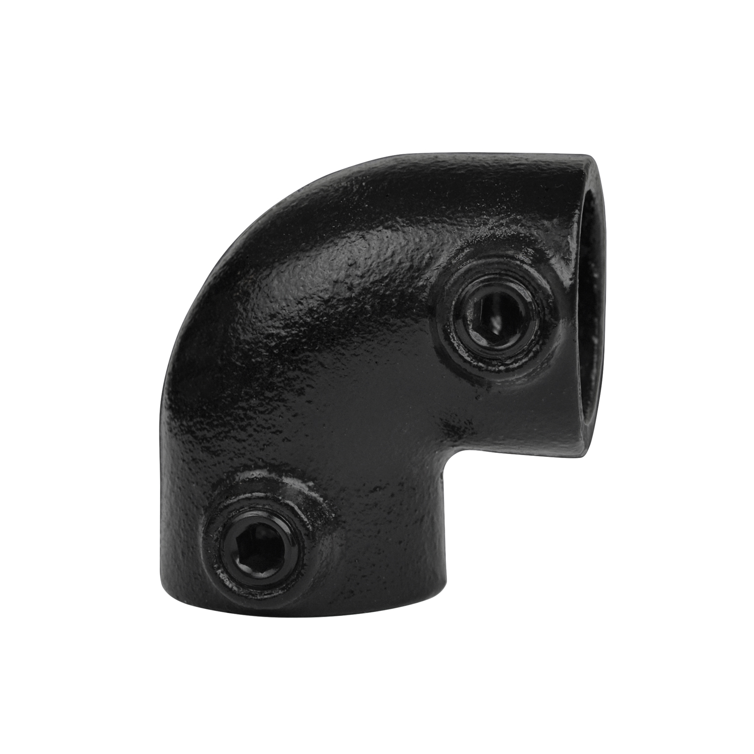 Codo 90° negro 33,7 mm (1")