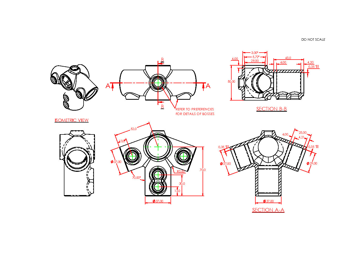 Pieza superior del alero 26,9 mm (3/4")