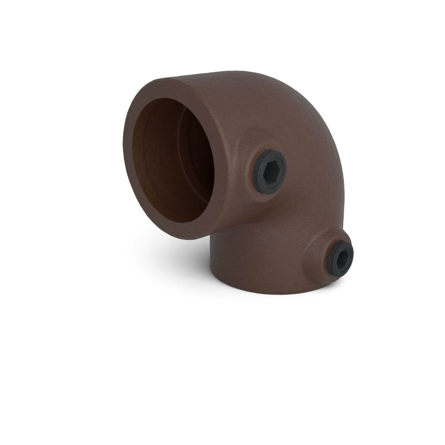 125-A Codo 90° - 26,9 mm marrón