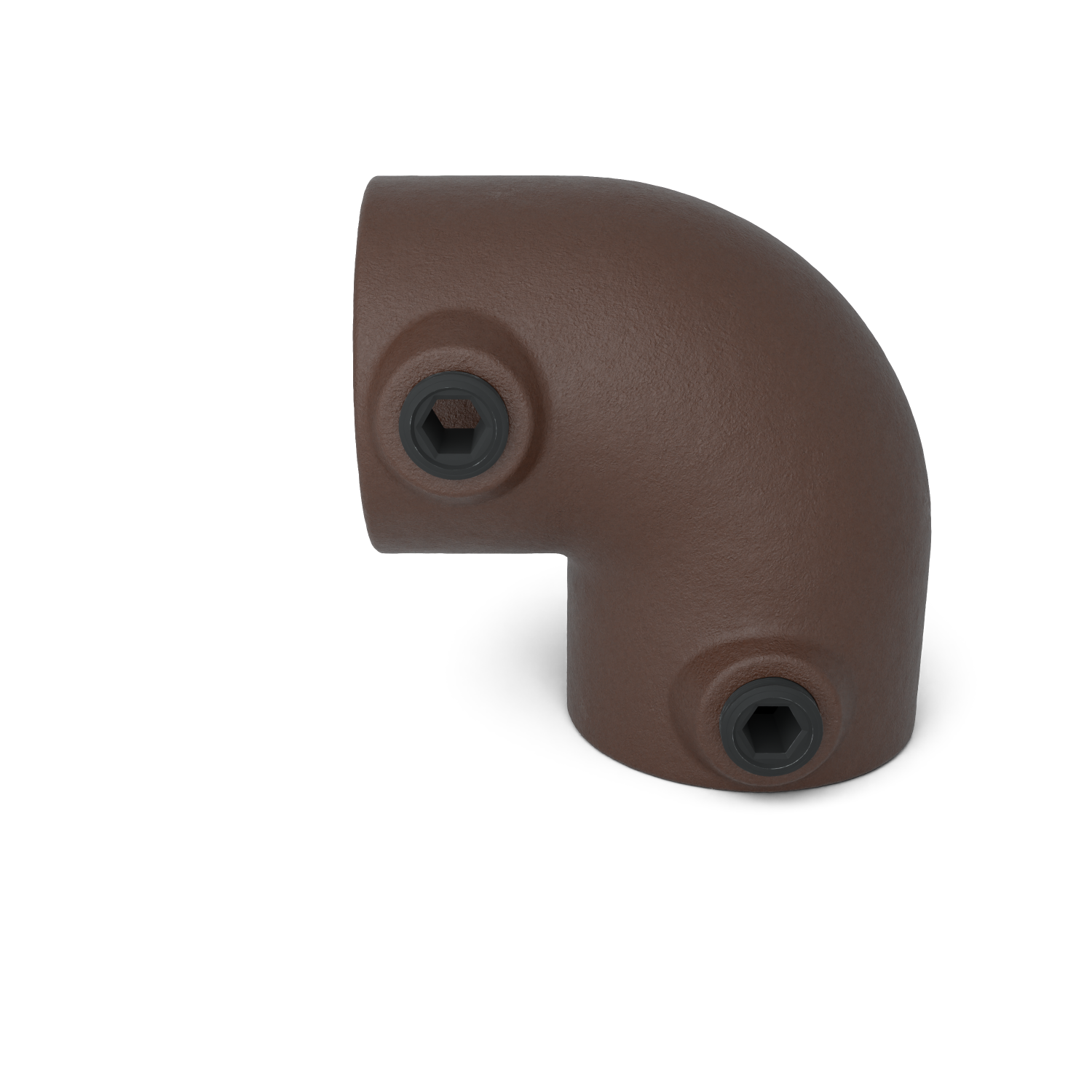 125-A Codo 90° - 26,9 mm marrón