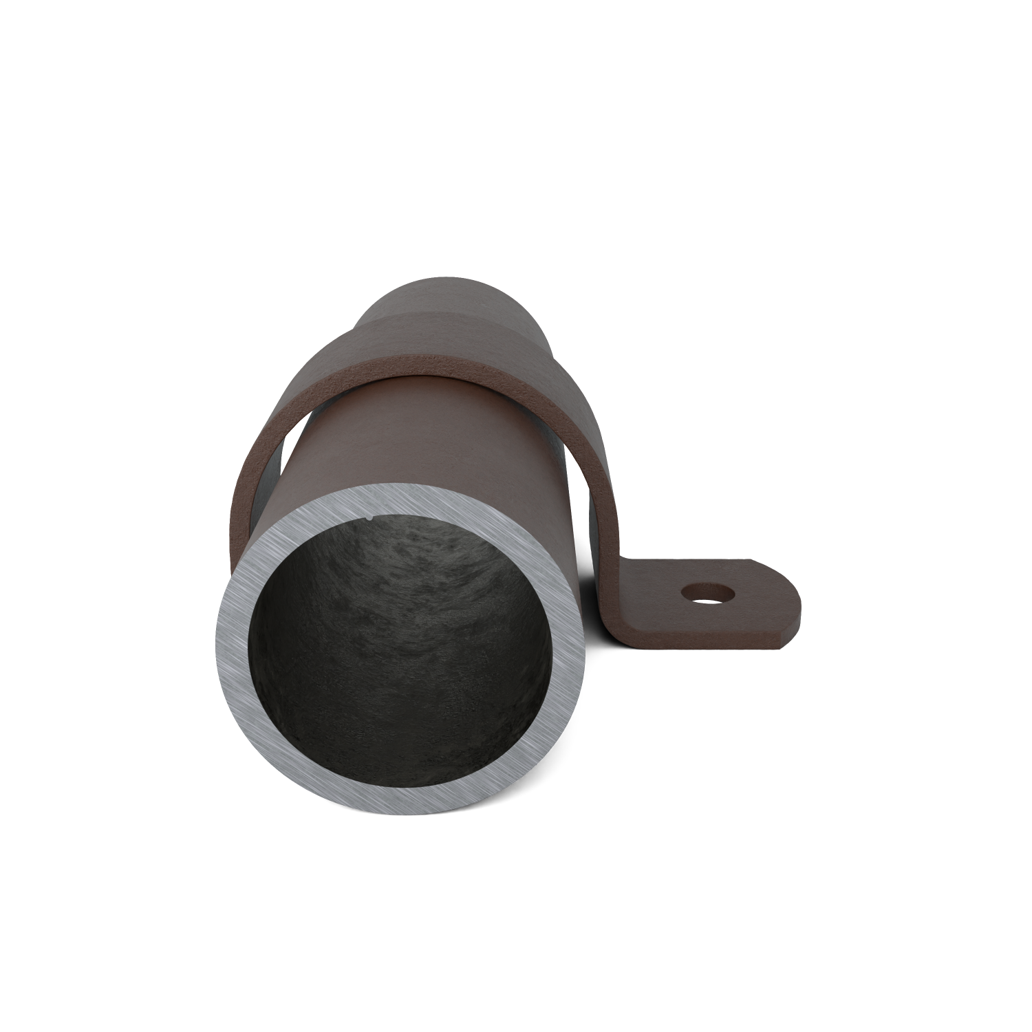 Abrazadera de sillín - 33,7 mm marrón