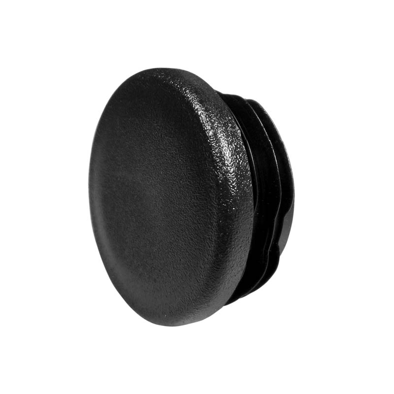 Enchufe, plástico negro 21,3 mm (½")